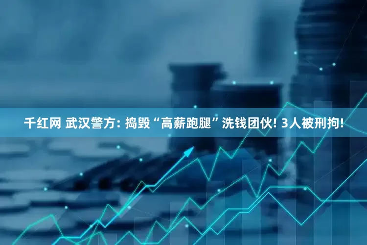 千红网 武汉警方: 捣毁“高薪跑腿”洗钱团伙! 3人被刑拘!